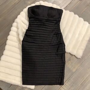 Calvin Klein Strapless Black Dress